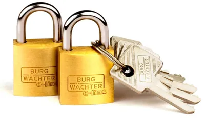 Produktbild von Burg Wächter Vorhängeschloss Duo 222 20 SB C-Line 10.0 x 11.0 mm - 2 Stück