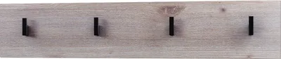 Produktbild von Vladon Wandgarderobe Wandpaneel Garderobenpaneel Linea V2, Germany, in Eiche Nordic