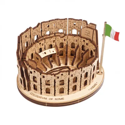 Produktbild von UGEARS 3D-Puzzle Kolosseum, Rom 63 Teile