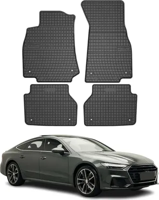 Zdjęcie produktu dla 2018-2025 Audi A7 C8 Sportback dywaniki gumowe czarne 4 szt