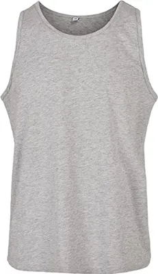 Image de Build Your Brand - Top sans manches "Basic" pour homme RW8527 (L) (Gris chiné)