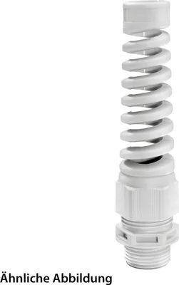 Obrázok produktu pre WISKA skrutkovacie spojenie s ochranou proti ohybu PG11x1,41 s odľahčením ťahu polyamid (PA) dĺžka závitu 8,0 mm – 1 kus