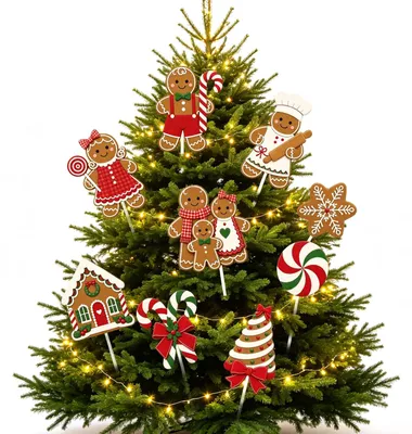 Lebkuchenmann Dekoration, Weihnachtsdekoration, 1 Stück