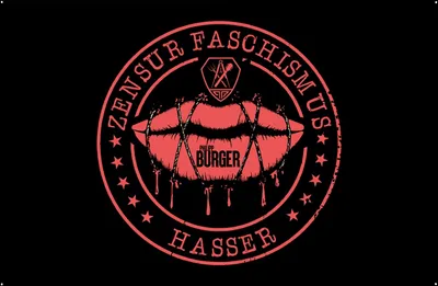 Produktbild von Philipp Burger - Zensurfaschismushasser, Fahne 115x75cm