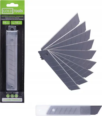 Image de Lames sécables 18 mm PREMIUM SK5 (lot de 10)