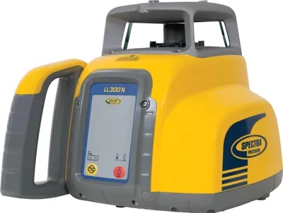 Produktbild von Spectra vollautomatischer Horizontallaser SpectraPrecision LL300N-5, inkl. HL450, Fernbedienung RC601, Flachkopfstativ 0,79 - 1,40m, Flexilatte, im Systemkoffer
