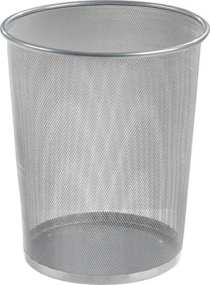 Produktbild von Papierkorb - Silbergrau - Metallgeflecht - 20 Liter
