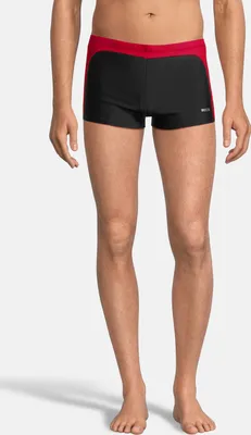 Produktbild von BECO the world of aquasports Kasten-Badehose Square Leg Badehose "Side Flash" mit starkem sportlichem Akzent rot-schwarz 10