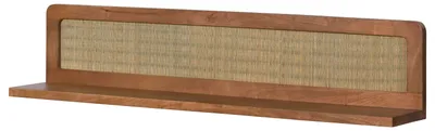 Produktbild von MASSIVMOEBEL24.DE Wandregal Mango/Seegras 120x20x25 hellbraun lackiert MIZUMI #120
