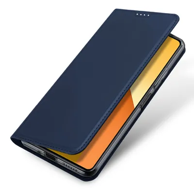 Produktbild von Dux Ducis Skin Pro Flip Case mit Kartensteckplatz für Xiaomi Redmi Note 13 5G - Blau