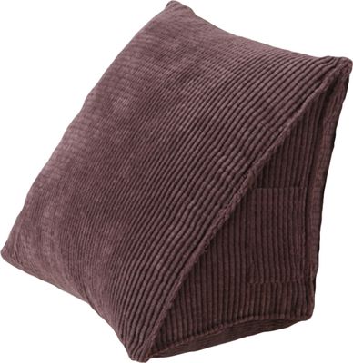Dreieckskissen 20 x 36 x 40cm Lesekissen mit Reissverschlusstasche Dreieckskeilpolster Kleines Rueckenstuetzkissen Kopfkissen für Büro-Heimbett-Sofa