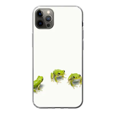 Produktbild von MuchoWow® Handyhülle Schutzhülle Hülle für iPhone 13 Pro Max Frosch - Tiere - Grün Silikon Softcase Handy Hülle - Mobiltelefon