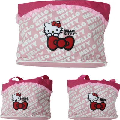 Produktbild von Hello Kitty Tasche Beutel Kinder Mädchen Handtasche Fahrradtasche pink