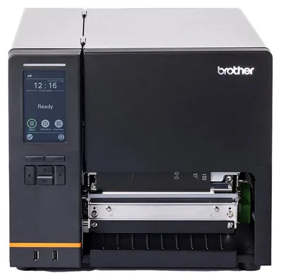 Produktbild von Brother IMP ETIQUETTES TJ-6521TN Etikettendrucker Direkt Wärme/Wärmeübertragung Farbe 203 x 300 DPI 304,8 mm/sek Kabelgebunden Ethernet/LAN WLAN Bluetooth