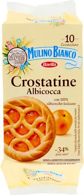 Zdjęcie produktu dla Ciasto nadziewane Crostatine Albicocca 400g - Mulino Bianco