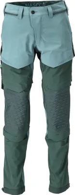 Produktbild von Mascot Hose, Knietaschen, Stretch, leicht Hose Größe 76C47, helles waldgrün/waldgrün