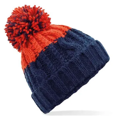 Image de Beechfield - Bonnet unie pour homme/femme Apres FK1178 (taille unique) (bleu marine/rouge vif)