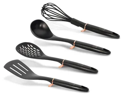 Produktbild von Berlinger Haus Set Küchenutensilien 4-teilig Black Rose BH6208