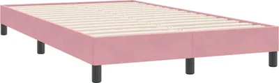 Obrázek produktu pro vidaXL Rám postele bez matrace Růžová 120x220 cm Velvet