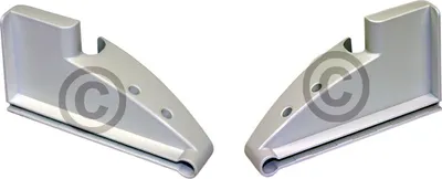 Produktbild von Set Seitenteil Liebherr 7433698 7436004 2Stück Halter rechts links für Kühlschrank