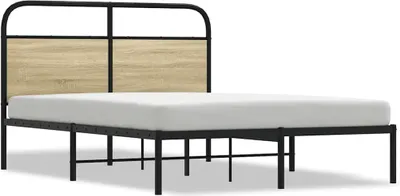 Obrázek produktu pro vidaXL Rám postele bez matrace 120x190 cm Dub Sonoma materiál na bázi dřeva