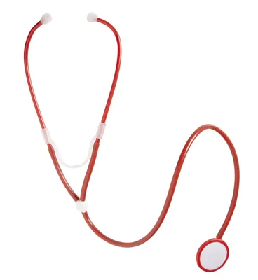 Produktbild von Widmann Stethoskop Rot Klassisch für Arzt & Krankenschwester Kostümzubehör