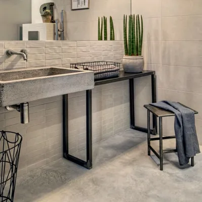 Obrázek produktu pro CASA39 Dlaždice v betonovém vzhledu, béžová, 25 x 76 cm, Marazzi Chalk