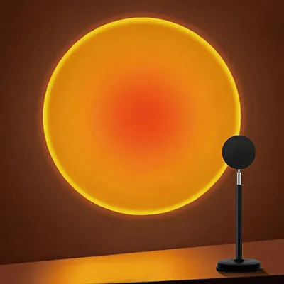Obrázek produktu pro Ambientní lampa, stojací lampa s projekční funkcí, otočný o 180° projektor slunečních paprsků s USB portem, ideální světlo pro fotografování, večírky a jako vánoční dárek pro ženy