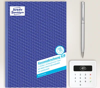 Zdjęcie produktu dla Avery 428, Niebieski, Biały, Żółty, Papier, 210 mm, 297 mm