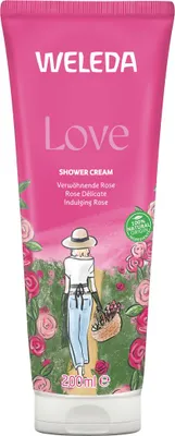 Obrázek produktu pro Weleda Aroma Shower LOVE, Sprchový gel, 200 ml, Dospělí, Unisex, Tělo, Univerzální pleť