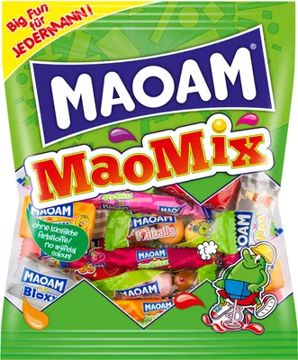 Produktbild von Maoam Maomix samostatne balené žuvacie cukríky ovocné sladké 250g