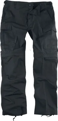 Produktbild von Brandit Cargohose Herren Ripstop Slim Fit Kombitrousers schwarz L