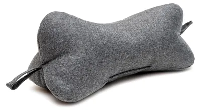 Produktbild von H&F | Kissen Lesekissen Nackenkissen Nackenrolle Knochenkissen Reisekissen Waschbar, für Bett, Sofa | Farbe: Grau
