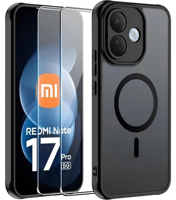 Produktbild von Hülle + 2x Schutzglas für Xiaomi Redmi Note 17 Pro 5G MagSafe Panzerfolie Screen