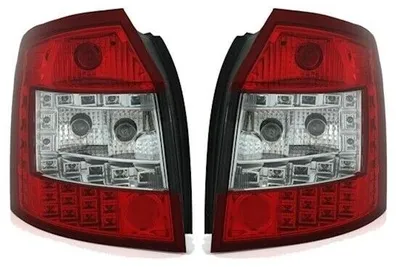 Für Audi A4 B6 8E Avant ab 2001-2004 LED Rückleuchten Heckleuchten Rot / Weiss in der Farbe Rot von AD TUNING GmbH & Co. KG