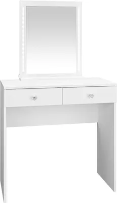 Produktbild von FURNLUX Konsolentisch Bijou Weiss 80cm / Hauptfarbe: Weiß / Abmessungen: 80 x 140 x 40 cm