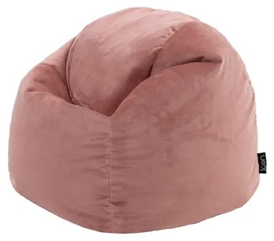 Productafbeelding van Icon Kingston fluwelen zitkussen voor kinderen, met vulling, roze