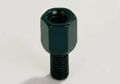 Image de Adaptateur de rétroviseur HIGHSIDER smart trou M8 droite sur boulon M10 droite noir