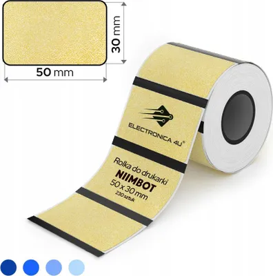 Produktbild von Selbstklebende Etiketten Thermosticker Niimbot B1 B4 B21 B21_Pro B3S B31 50x30