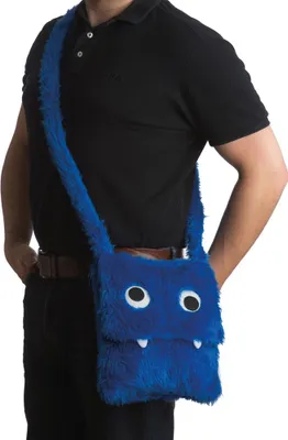 Produktbild von Monsterbag Felltasche blau