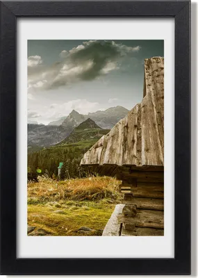 Produktbild von Bild 20x30 MDF-Rahmen, Wandkunst Sonnenuntergang Tatra-Gebirge