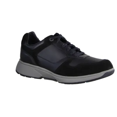 Zdjęcie produktu dla Xsensible Moscow - męskie sneakersy / sznurowane buty, czarne, skóra (elastyczna skóra)