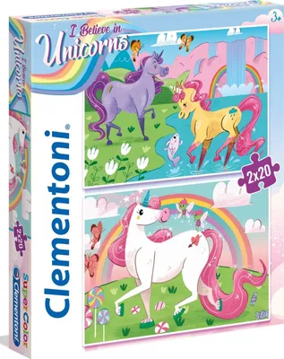 Zdjęcie produktu dla CLE.puzzle 2X20 Jednorozec 24754