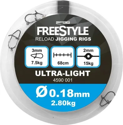 Imagen del producto de Spro Freestyle Jig Rig de 68 cm - 3 líderes, diámetro/resistencia: 0.32 mm / 14 kg