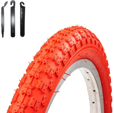 Produktbild von 1 x Roverstone Fahrradreifen 20 x 2,125 (54-406) Rot inkl. Reifenheber