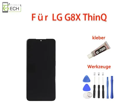 Produktbild von Für LG G8X ThinQ LCD Display Touchscreen Bildschirm Schwarz Werkzeuge & Kleber