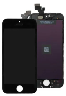 Produktbild von Display Einheit für iPhone 5 schwarz, komplett SINTECH© Premium - Qualität