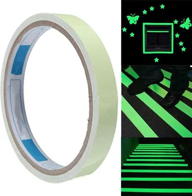 Produktbild von Verk 11369 Sicherheitsleuchtstreifen, fluoreszierend, Band 30 mm x 5 m