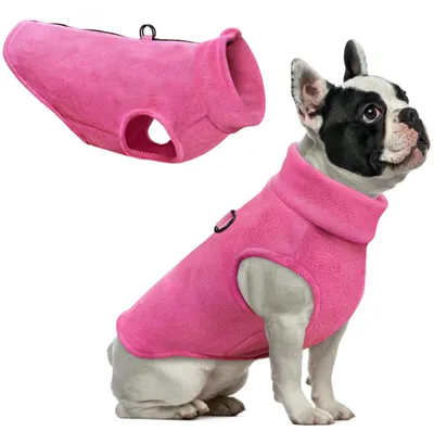 Produktbild von Idepet Hunde-Fleece-Weste, Pullover, mit Reißverschluss, Warmer Pullover, Hundej