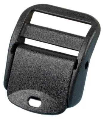 2 Kunststoff-Steckverschlüsse, 2,5 cm, schwarz, für Rucksackreparatur